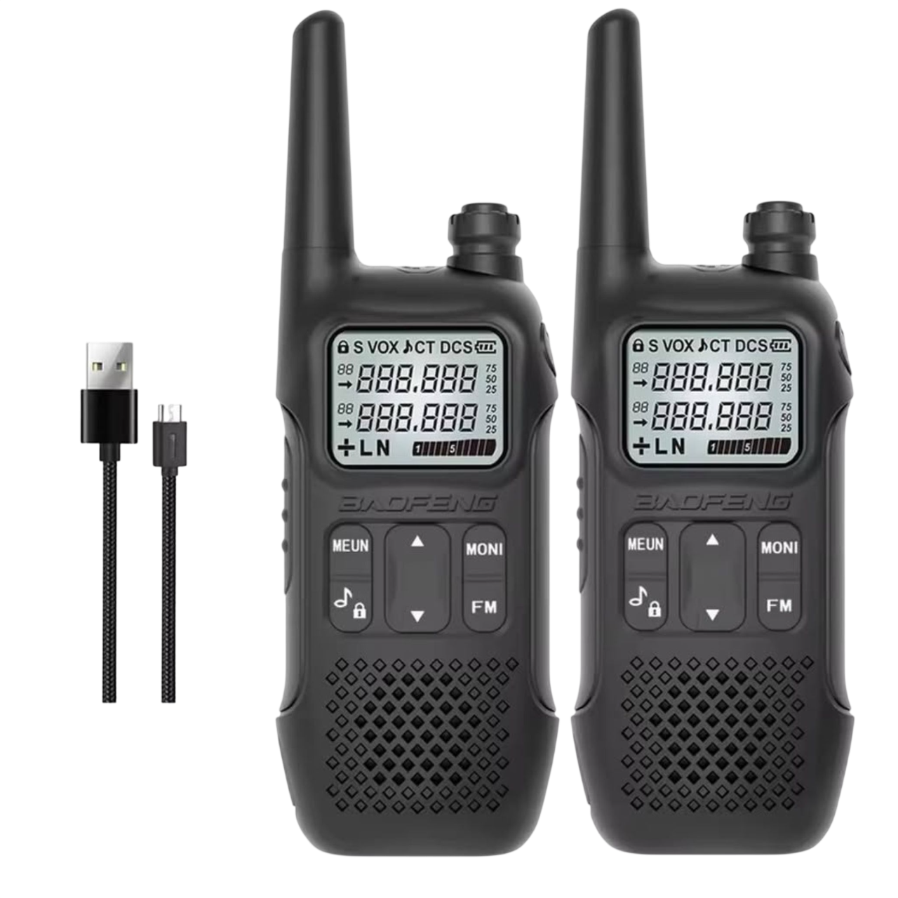 Combo 2 Radios Baofeng BF-U9 UHF | Comunicación Potente y Confiable