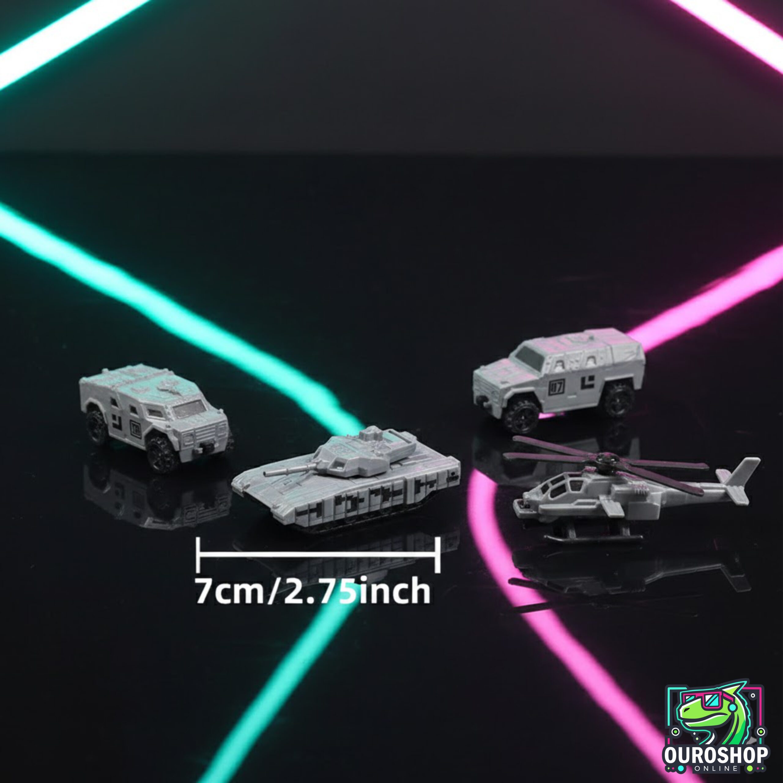 Set de Batalla Naval y Terrestre - Portaaviones con Lanzador de Aviones y Vehículos - Image 2