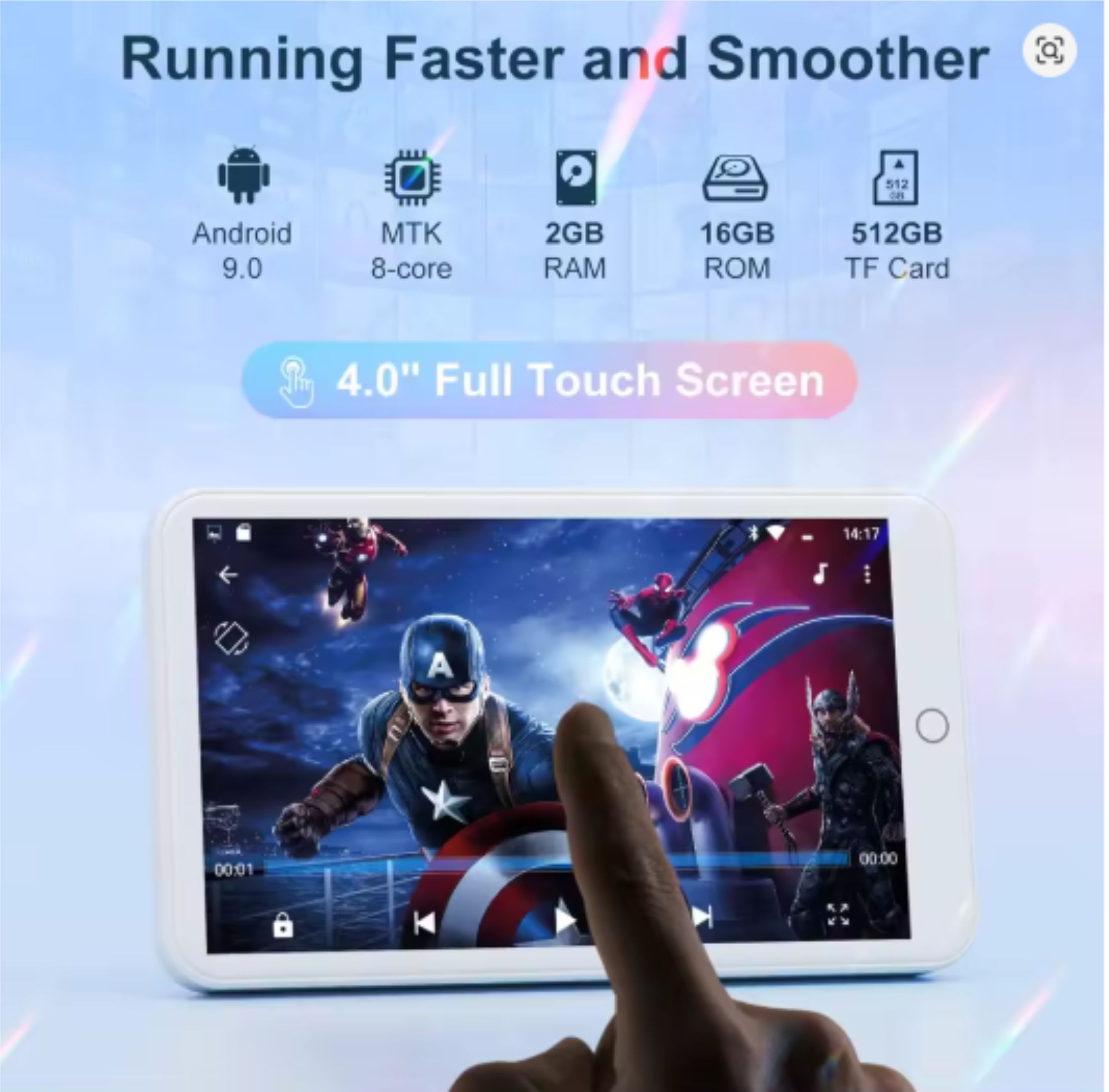 Reproductor Inteligente MECHEN H1 Pro - Potencia de 8 Núcleos y Android 9.0 - Image 10