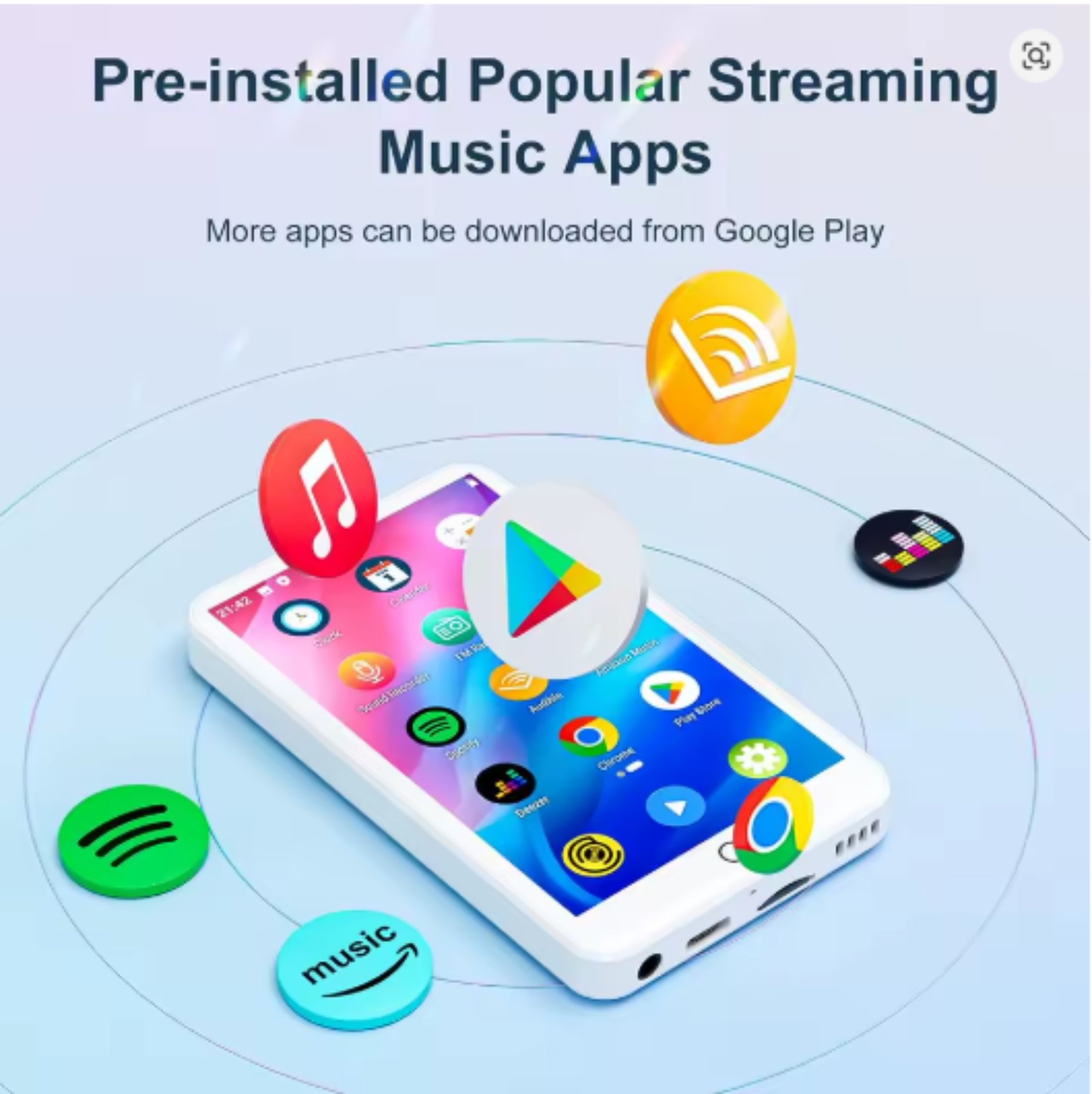 Reproductor Inteligente MECHEN H1 Pro - Potencia de 8 Núcleos y Android 9.0 - Image 11