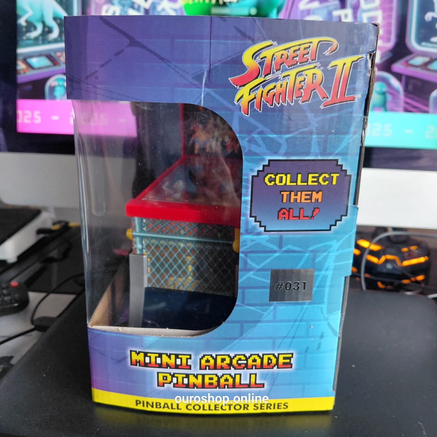 Mini Pinball Arcade Street Fighter II – Edición Coleccionable con Luz y Sonido (Capcom) - Image 6